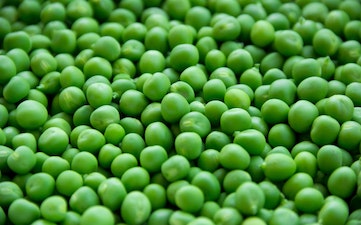 green peas full of proteins